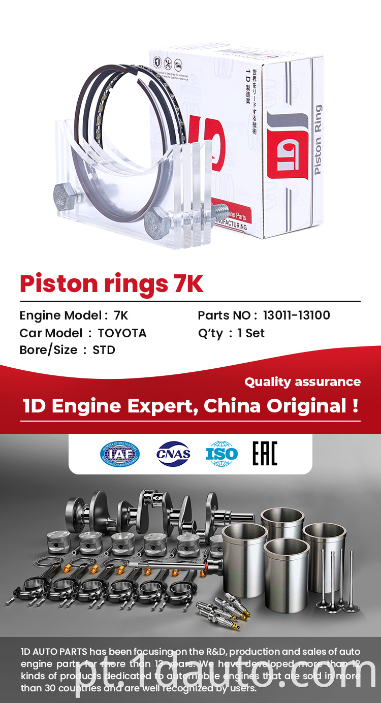 TOYOTA Piston Ring 7K